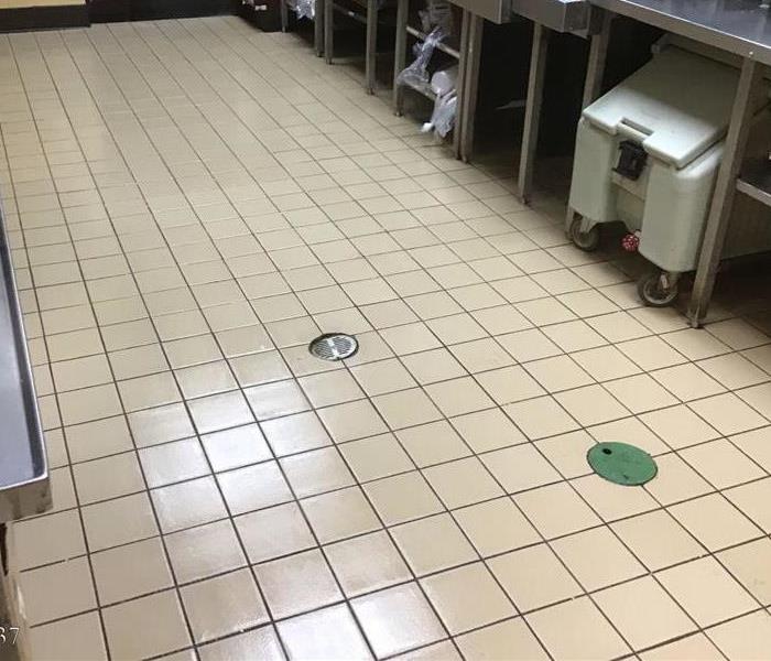 Clean kitchen floors