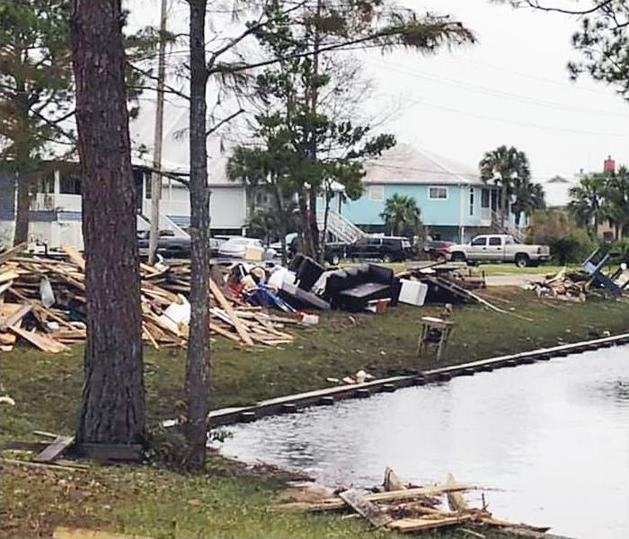 Damage from Hurricane Sally in Gulf Shores, AL